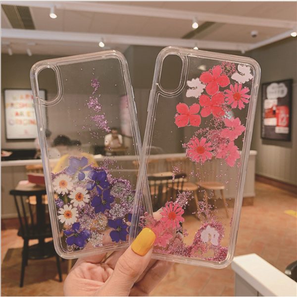 Hot Selling Cell Phone Case for iPhone 14 15 16pro Case Glitter Liquid - Image 4