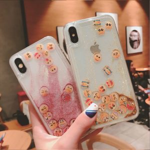 Hot Selling Cell Phone Case for iPhone 14 15 16pro Case Glitter Liquid