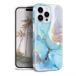 Customer IMD Cover Full protection Marble Pattern Phone case for iPhone 16 Case