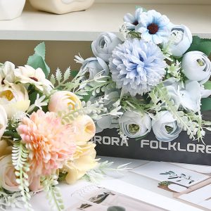 Simulation flower ball chrysanthemum hotel wedding decoration home photography studio shooting props fake bouquet flower art