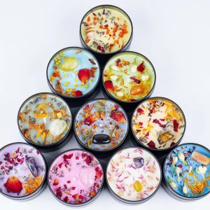 Home Fragrance Candle Gift Set with Customizing Scent Fragrance Aroma Perfume Ceramic Candle