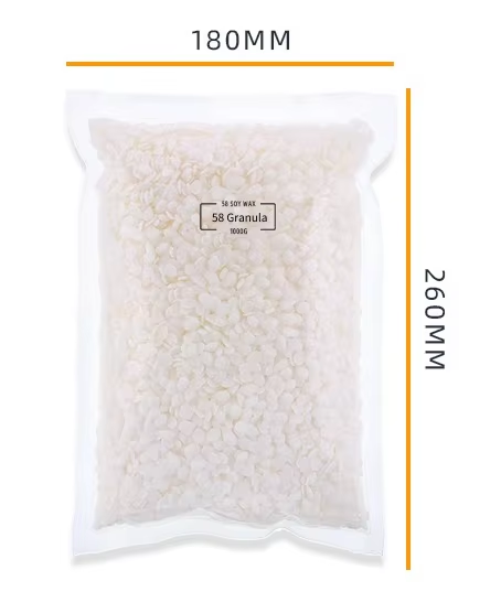 Refillable Handmade Glass Vase Granules Sand Candles Natural Wax Colored Sand Wax Support Fragrance Customization