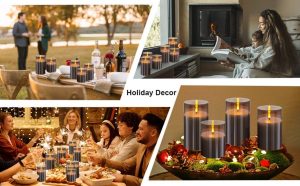 Remote control AA battery high quality flameless LED candles home outdoor