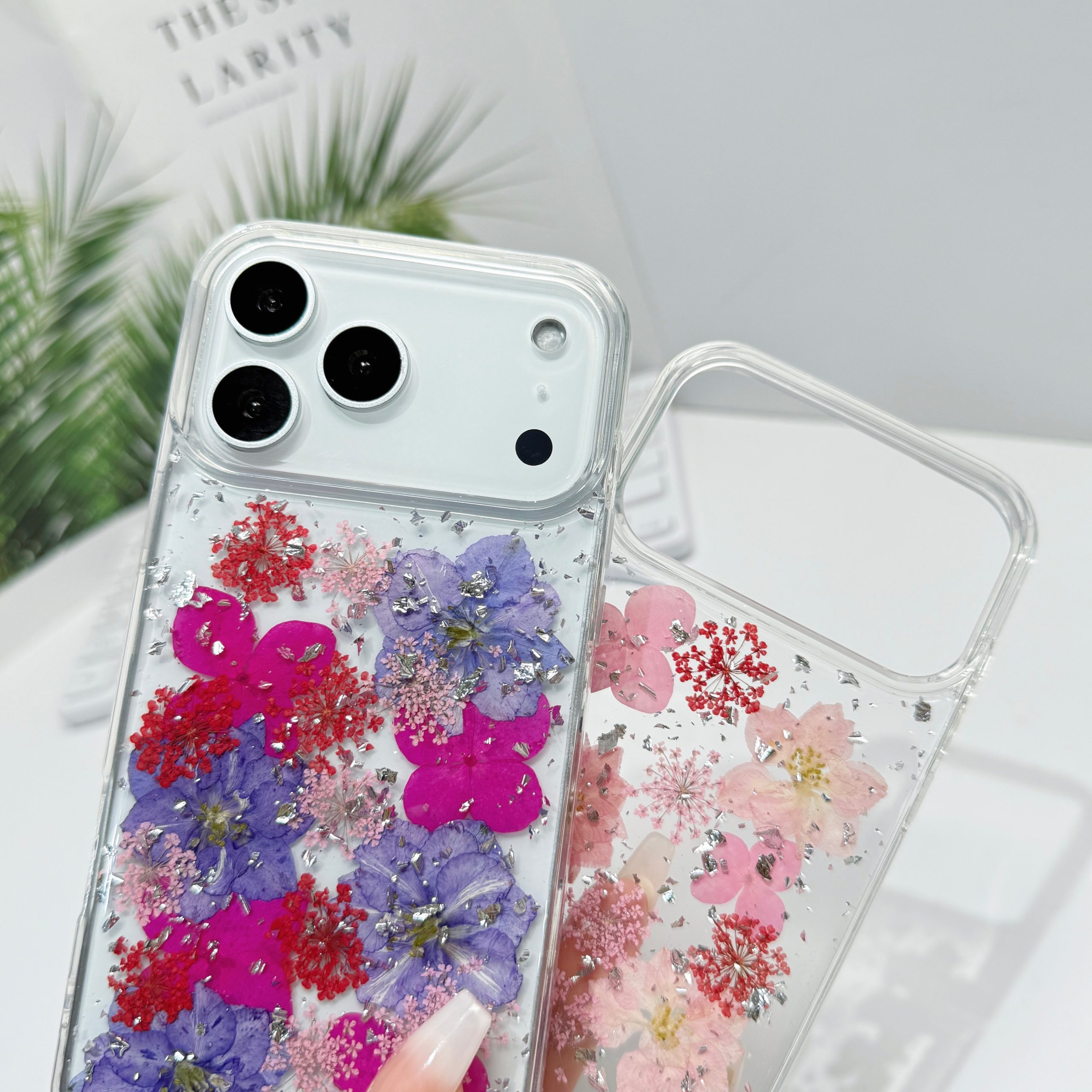 Gold Leaf Resin Phone Case
